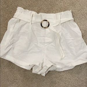 White shorts